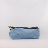 Trousse bicolore en jean